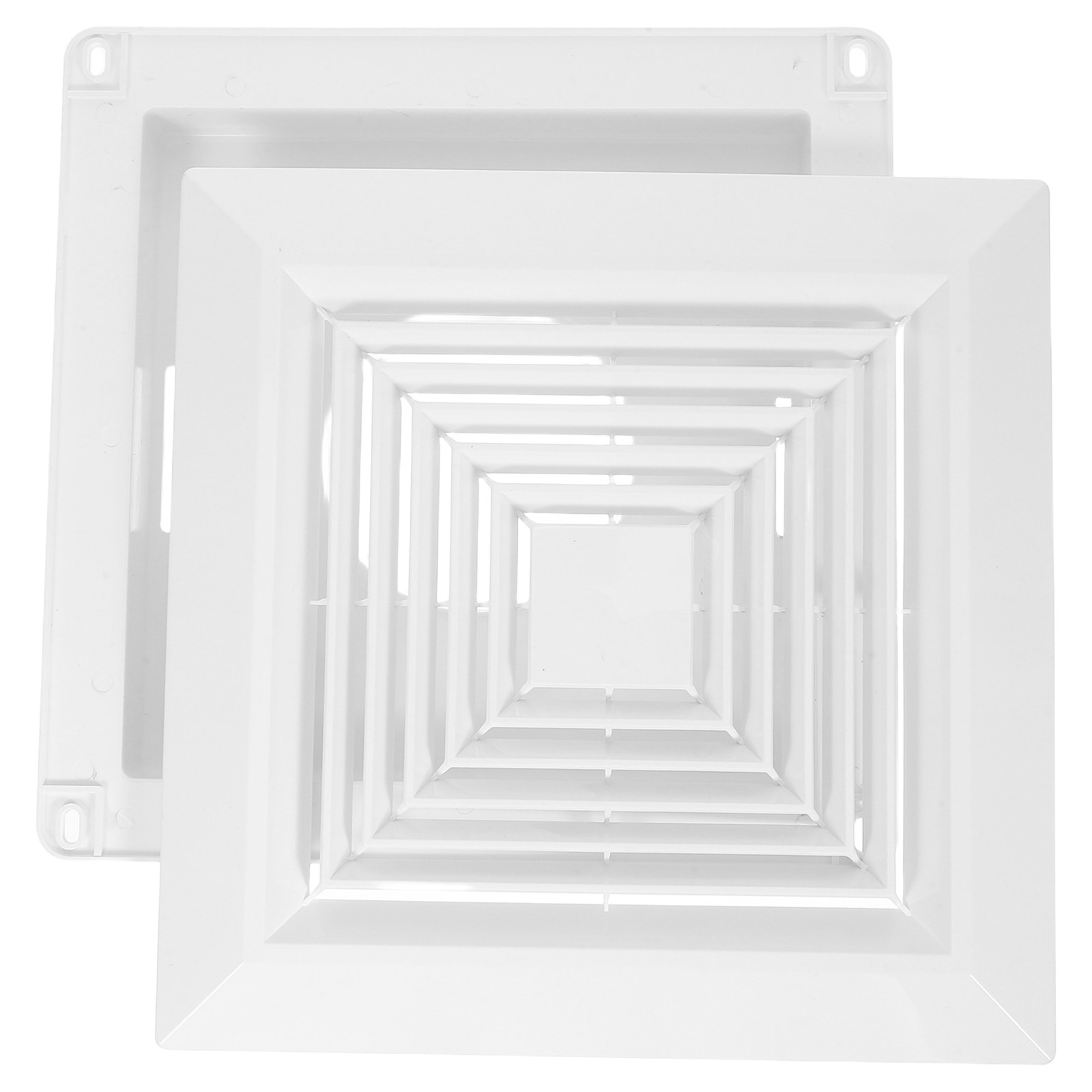 Home Bathroom Ventilation - Квадратная потолочная вентиляционная решетка с зажимом,