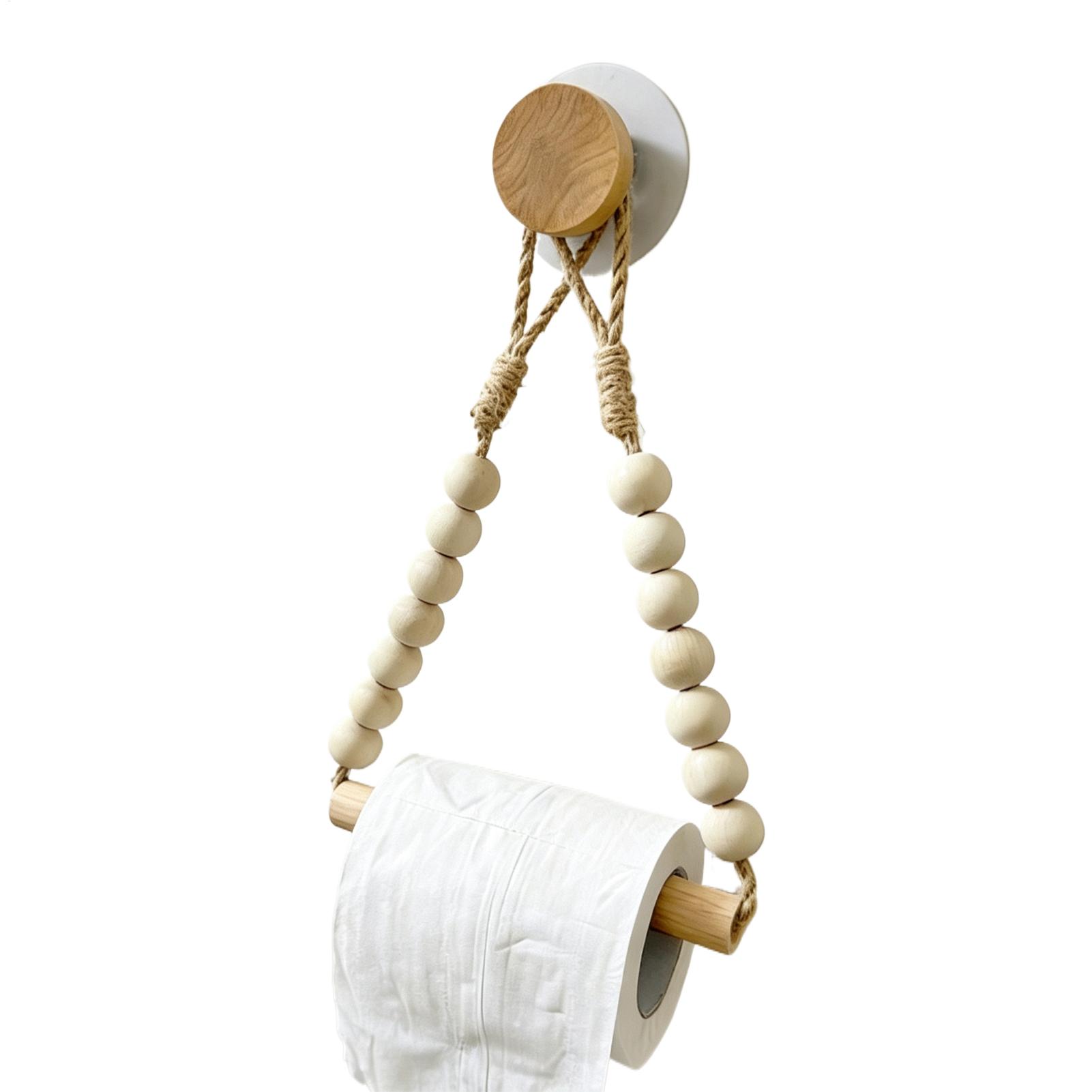 Home Bathroom Towel Dispenser - Держатель для туалетной бумаги с деревянными