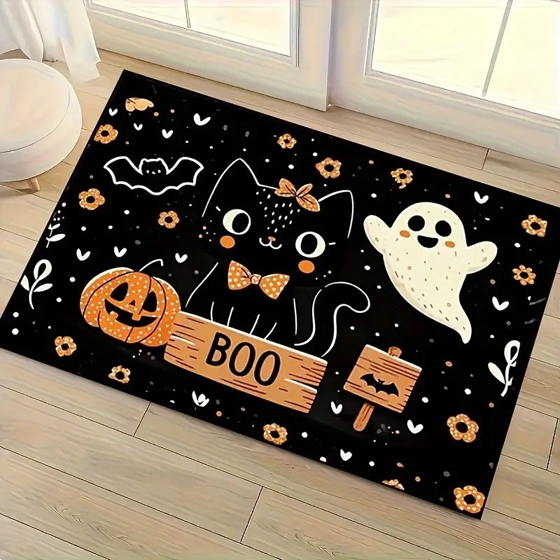Zara Home Bathroom Mat - Коврик для Хэллоуина, приветственный коврик, дверной