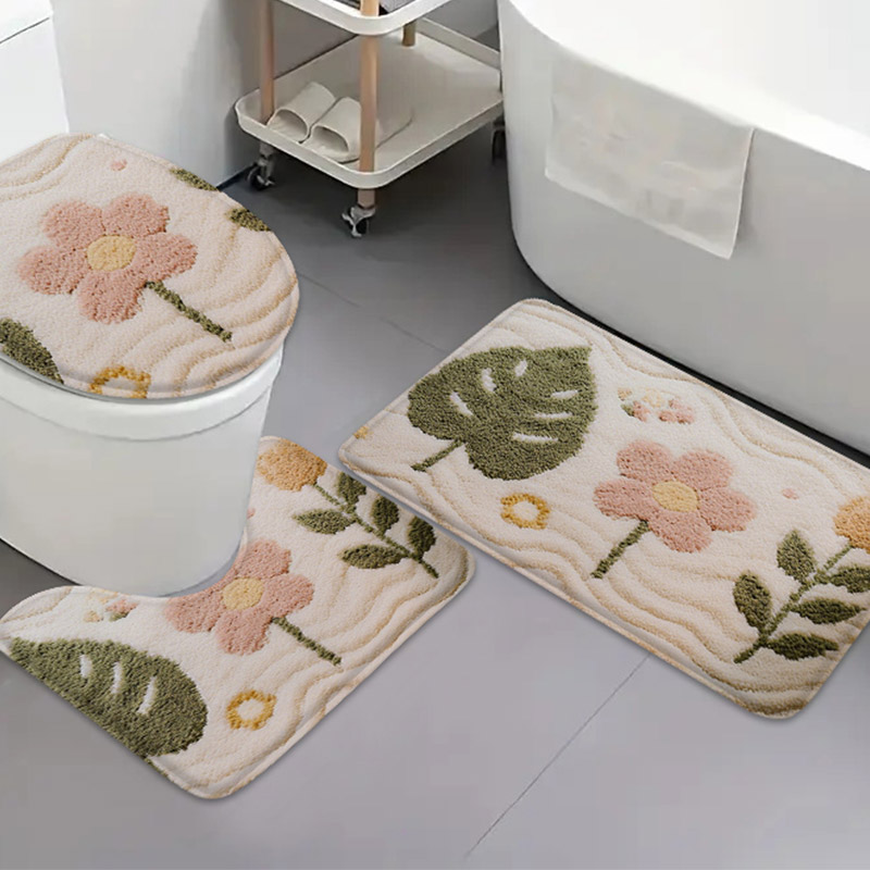 Zara Home Bathroom Mat - Набор из 3 ковриков для ванной: