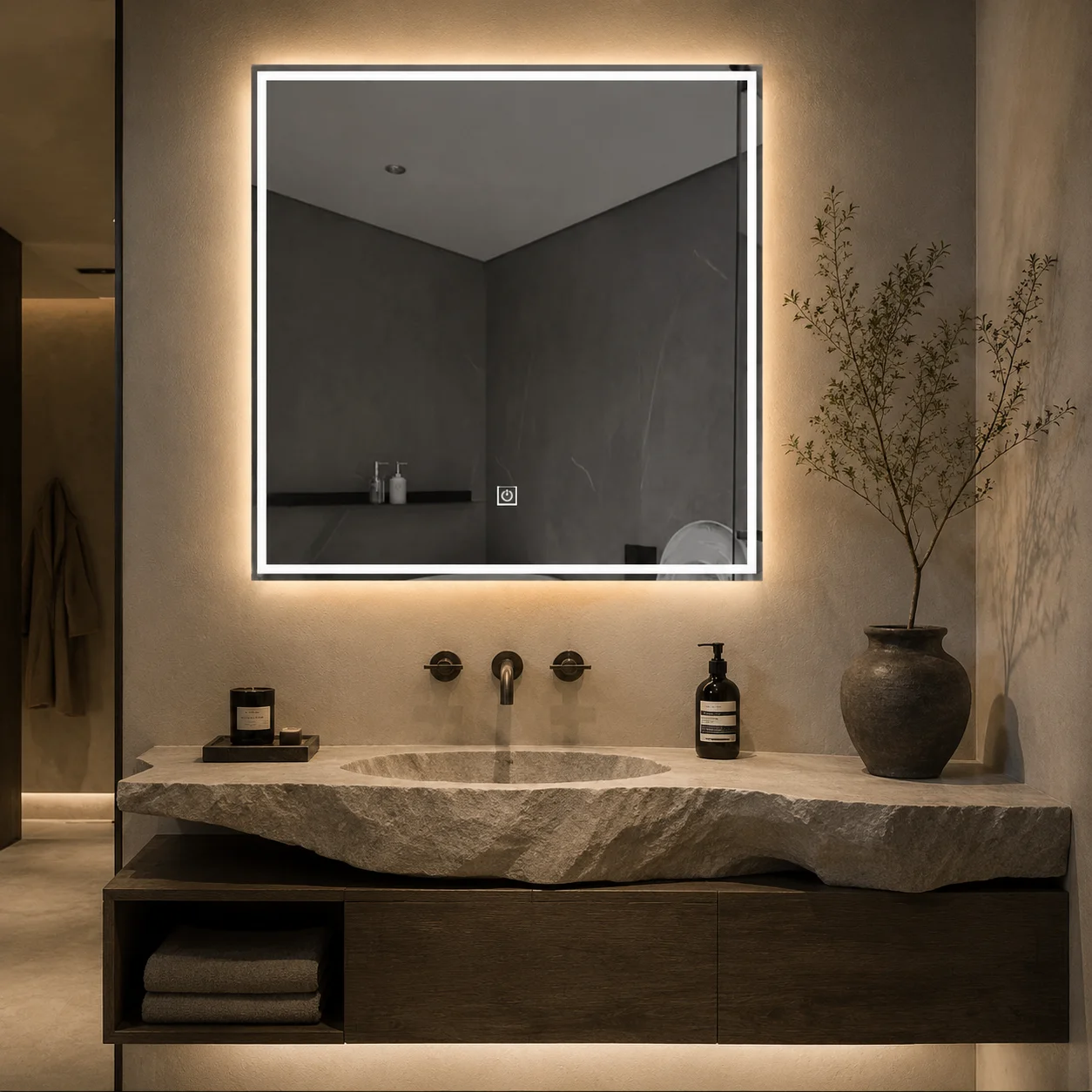 Bathroom Mirror Led - Зеркало для ванной 60 см с