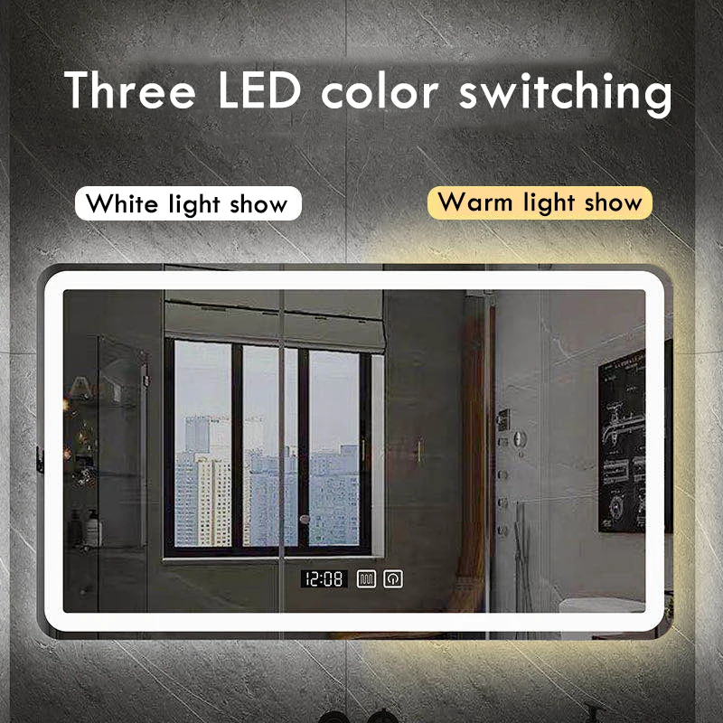 Зеркало для ванной 70x90 см, п – обзор и цена Bathroom Mirror Led