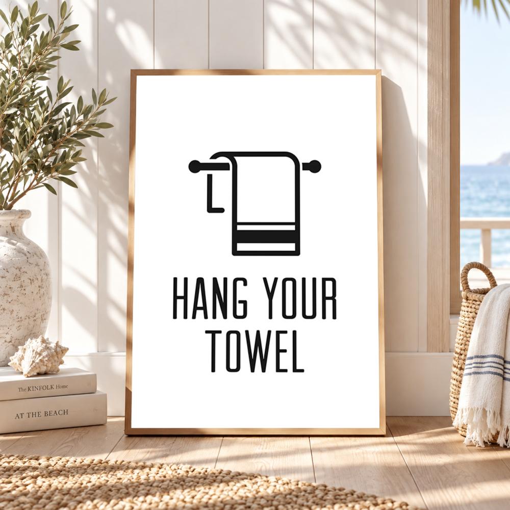 Винтажные плакаты с правилами  – обзор и цена Home Bathroom Rules