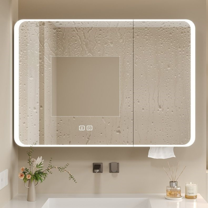 Зеркальный шкаф для ванной с L – обзор и цена Bathroom Mirror Led