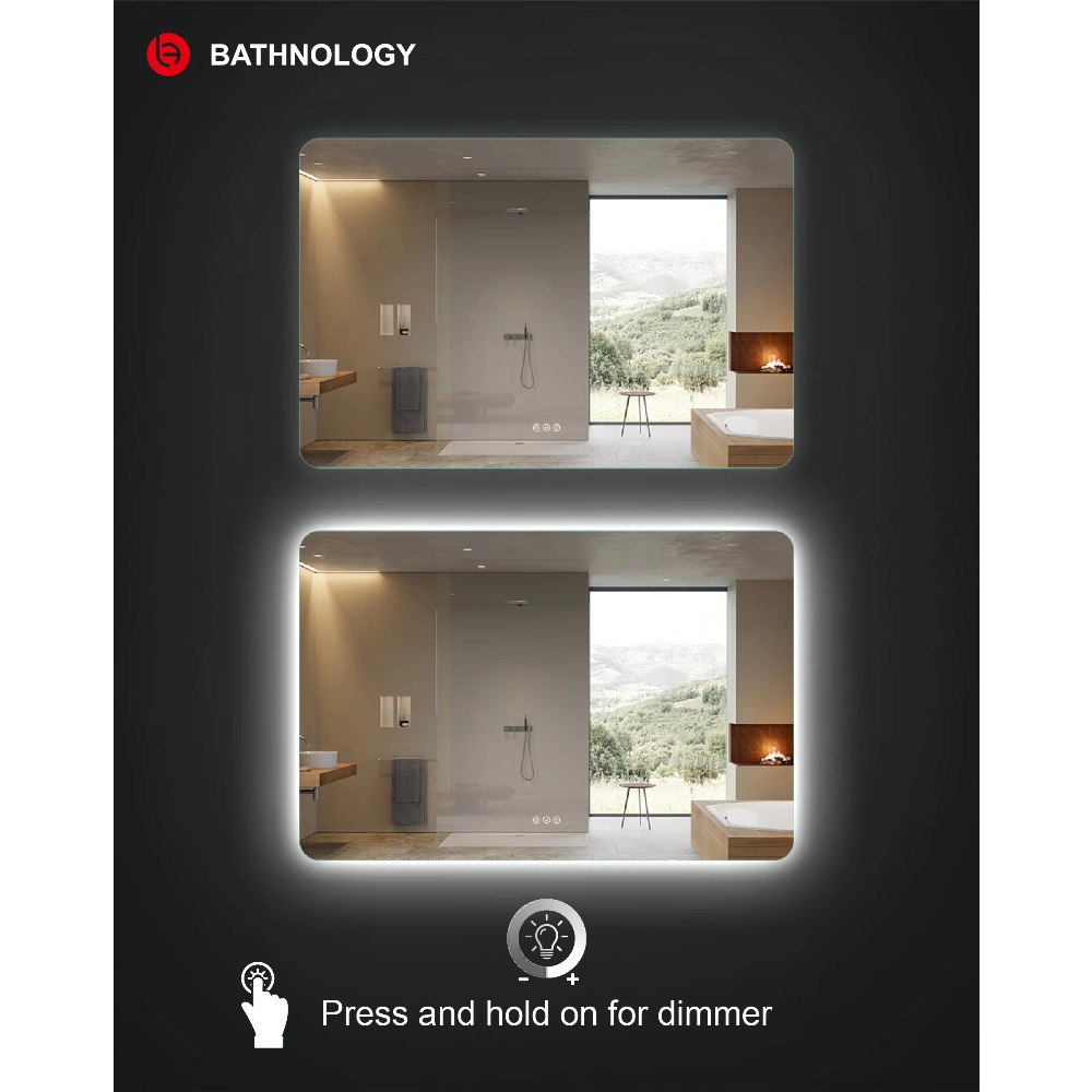 Зеркало для ванной с подсветко – обзор и цена Bathroom Mirror Led