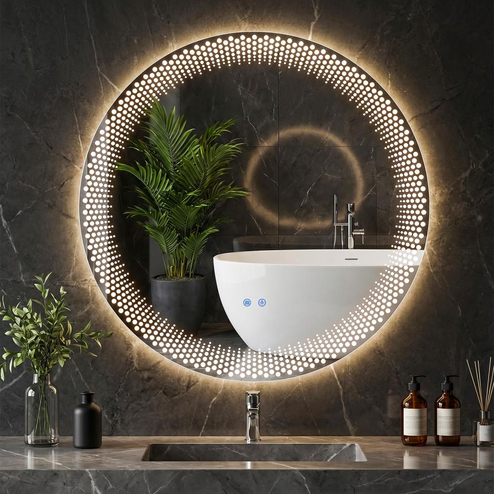 Круглое светодиодное зеркало д – обзор и цена Bathroom Mirror Led