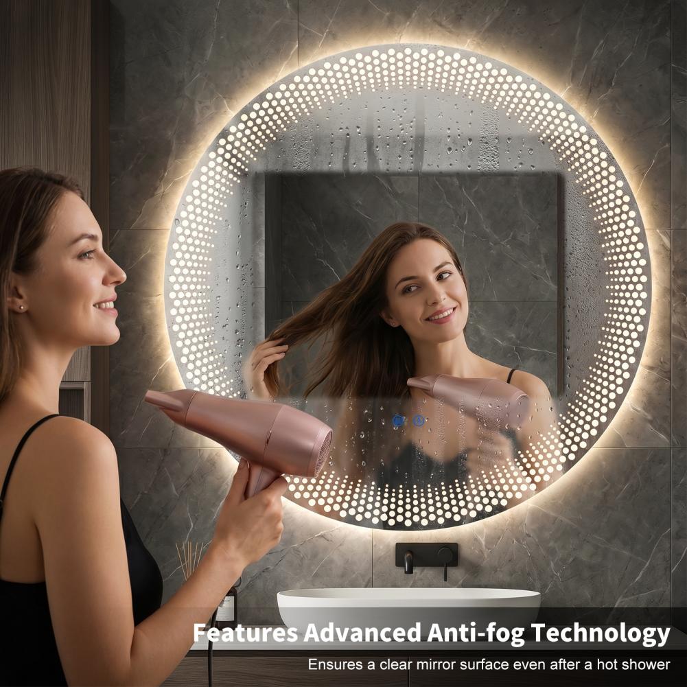Круглое светодиодное зеркало д – обзор и цена Bathroom Mirror Led