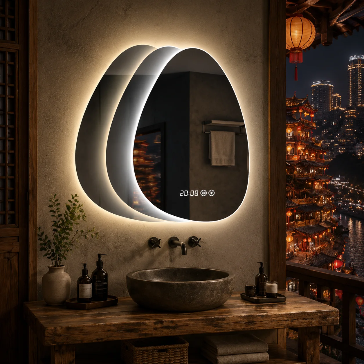 Умное LED-зеркало для ванной н – обзор и цена Bathroom Mirror Led