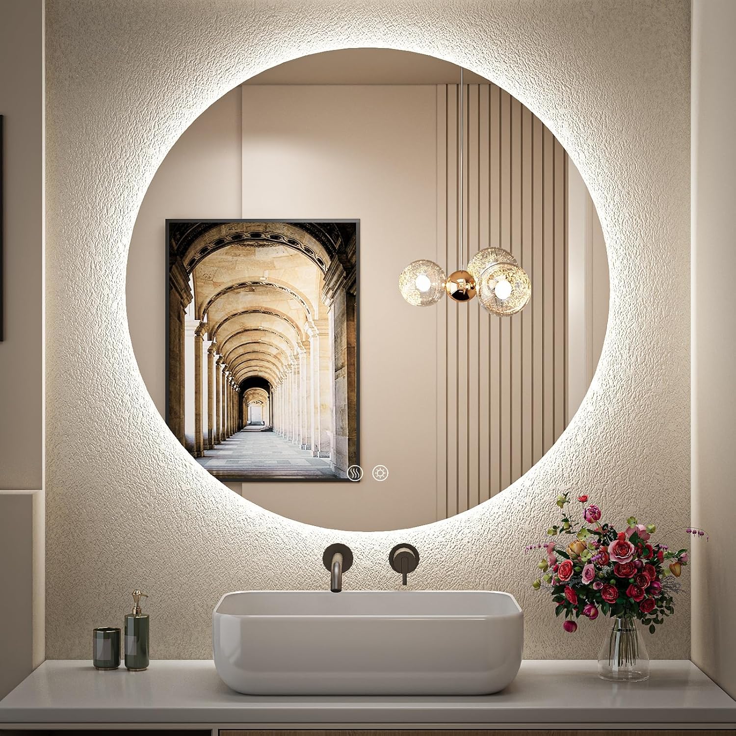 Роскошное светодиодное зеркало – обзор и цена Bathroom Mirror Led