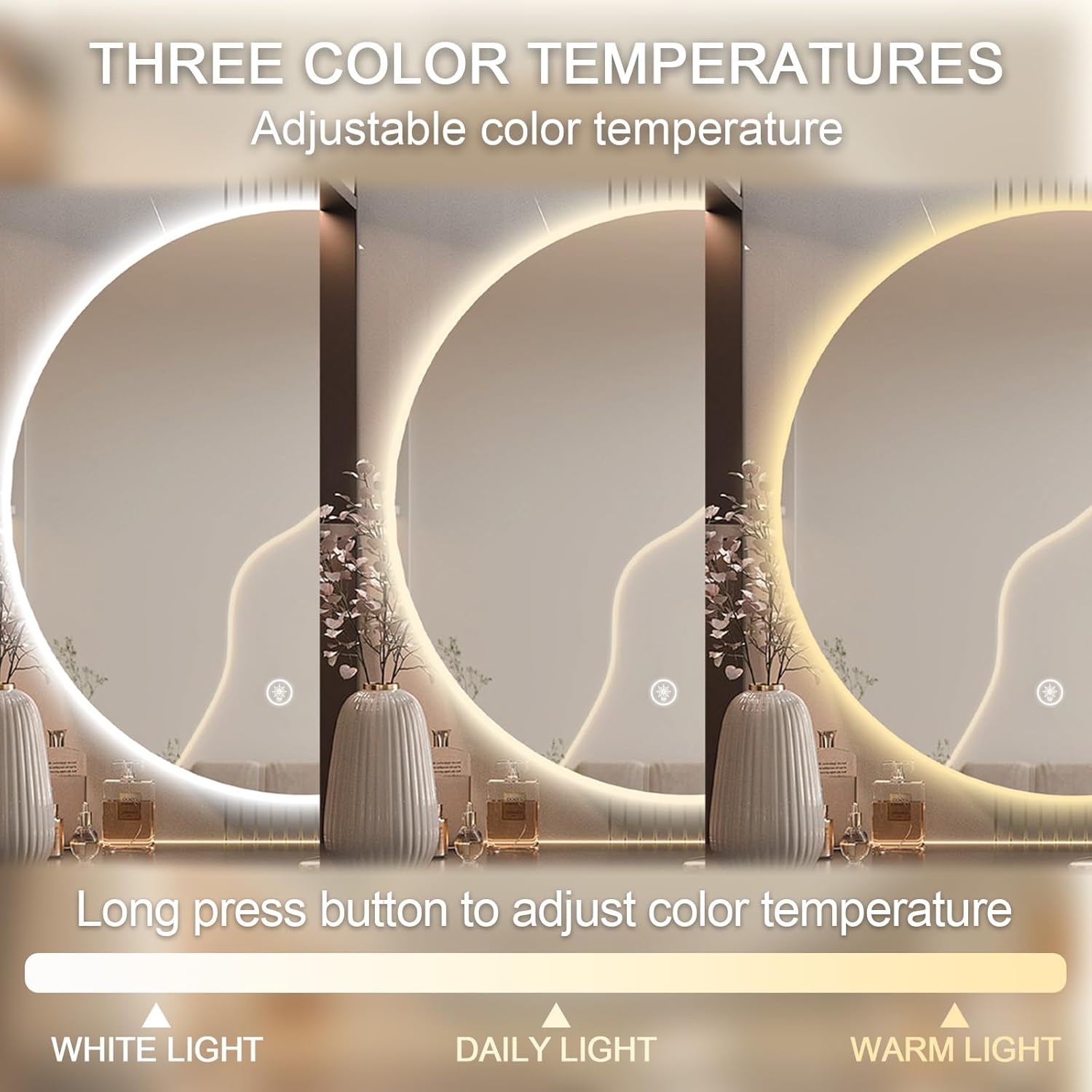 Роскошное светодиодное зеркало – обзор и цена Bathroom Mirror Led