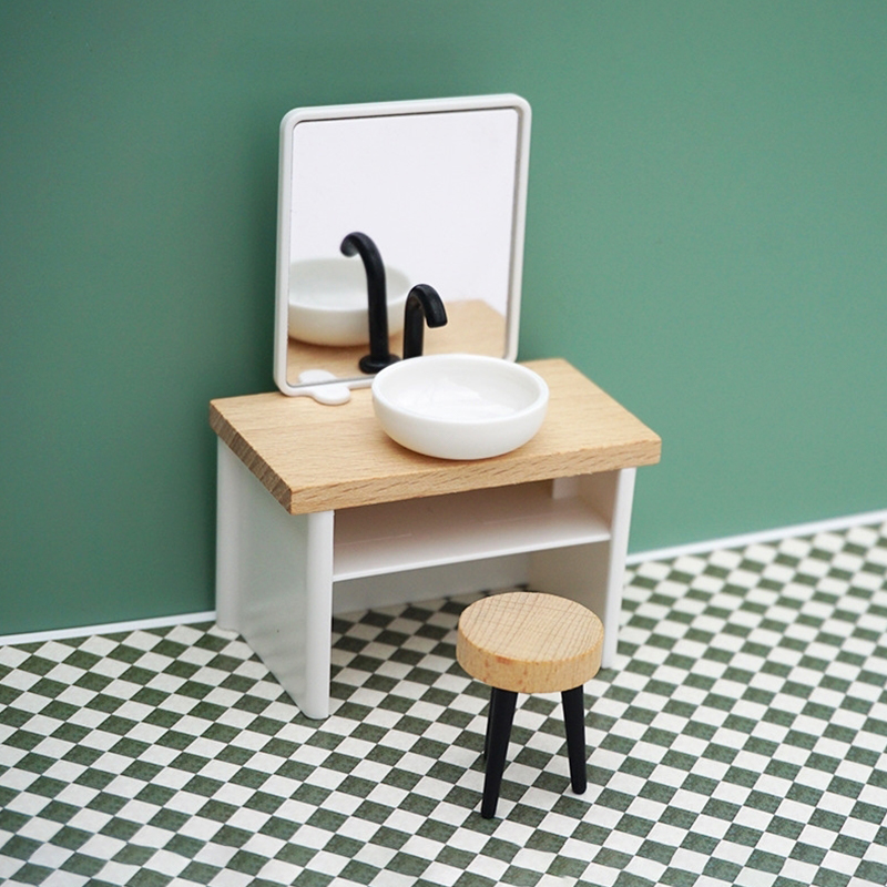1:6/1:12 кукольный домик, мини – обзор и цена Home Bathroom Supplies