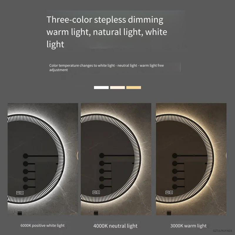 24-дюймовое круглое LED-зеркал – обзор и цена Bathroom Mirror Led